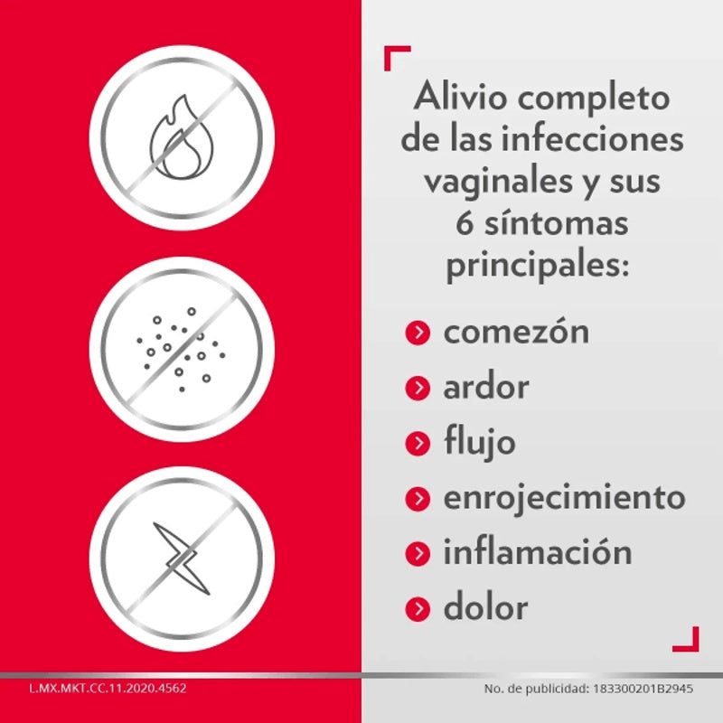 Canesten V Dual 2% 200 Mg 3 Dias Crema Ov Vag