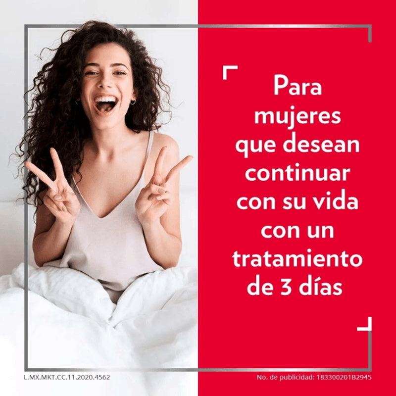 Canesten V Dual 2% 200 Mg 3 Dias Crema Ov Vag