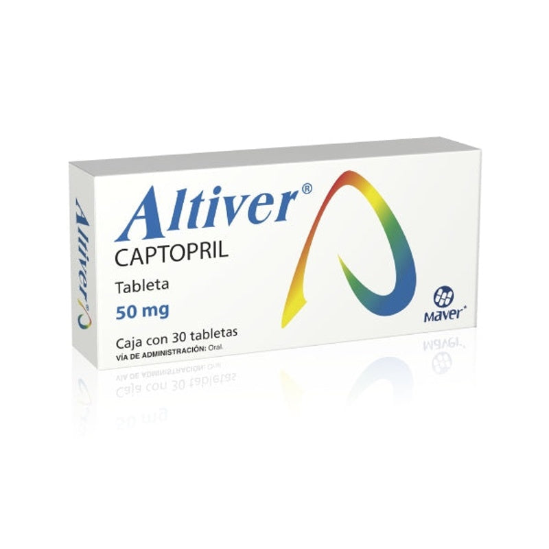 Capsulas Topril 50 Mg Con Con 30 Tabletas Altiver