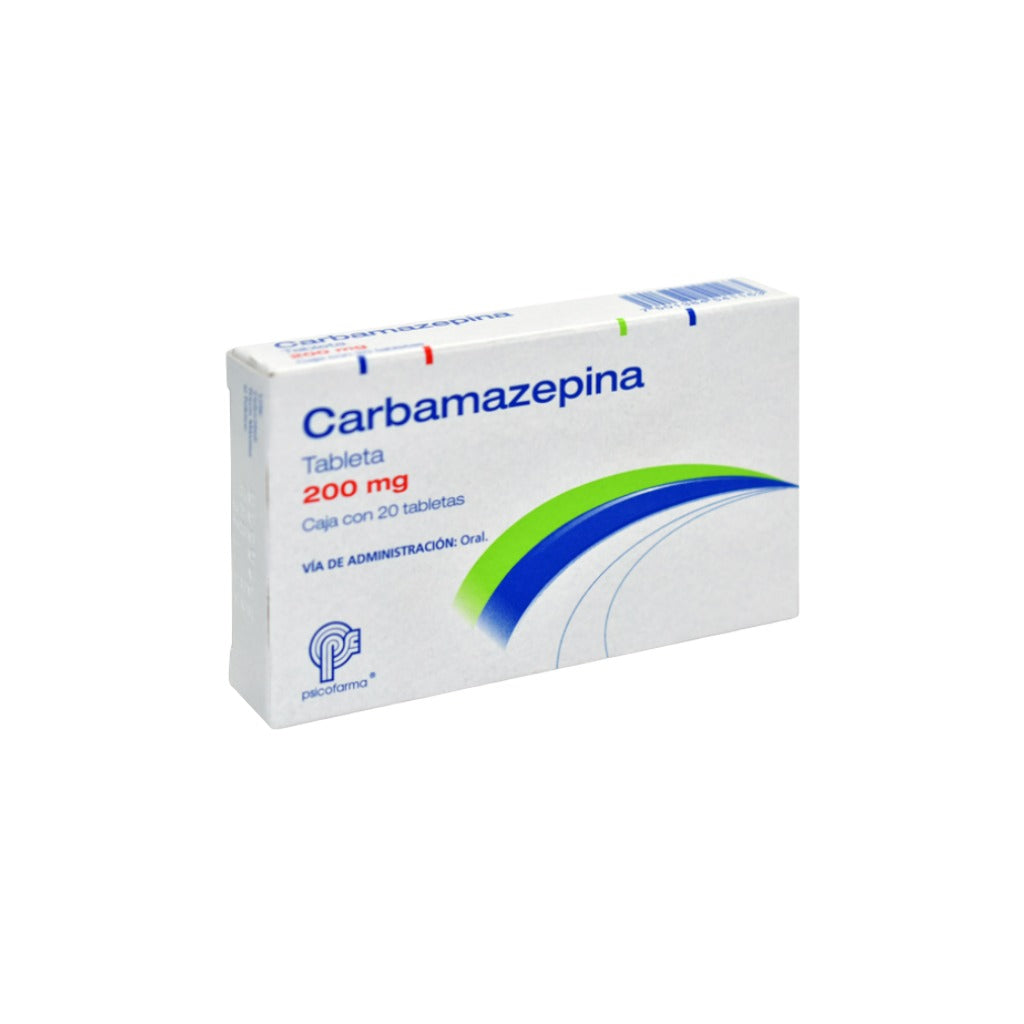 Carbamazepina 200 Mg Con 20 Tabletas Alpharma 7501384541163