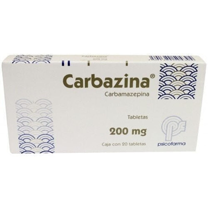 Carbazina 200 Mg Con 20 Comprimidos