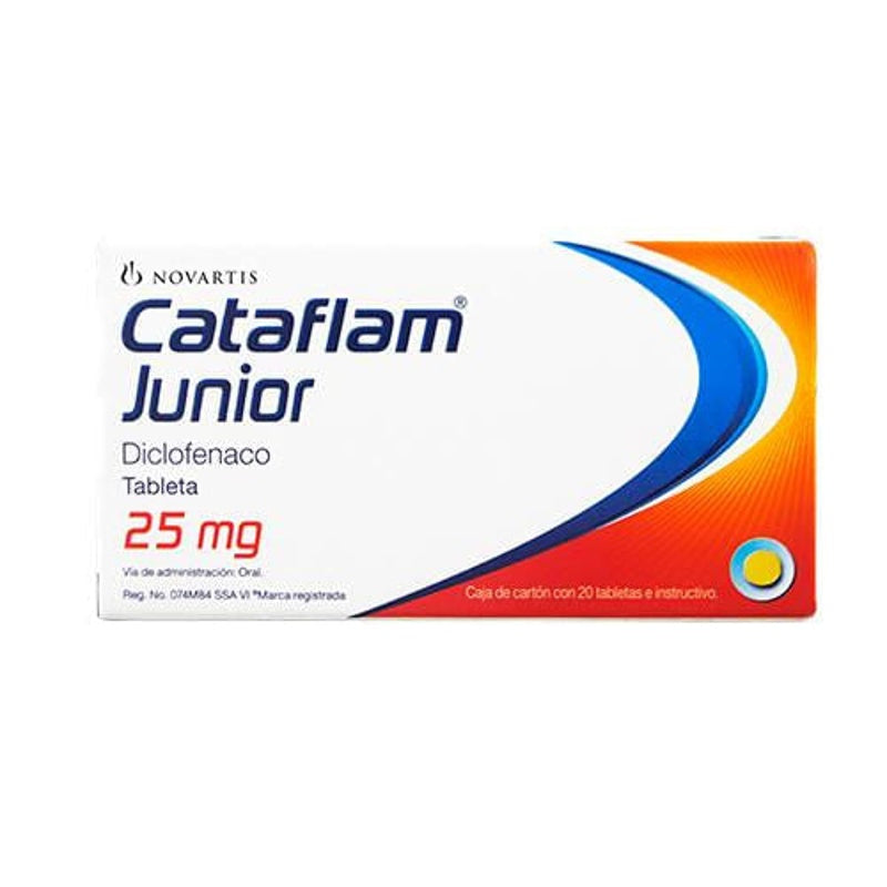 Cataflam Jr 25Ng 20 Grageas