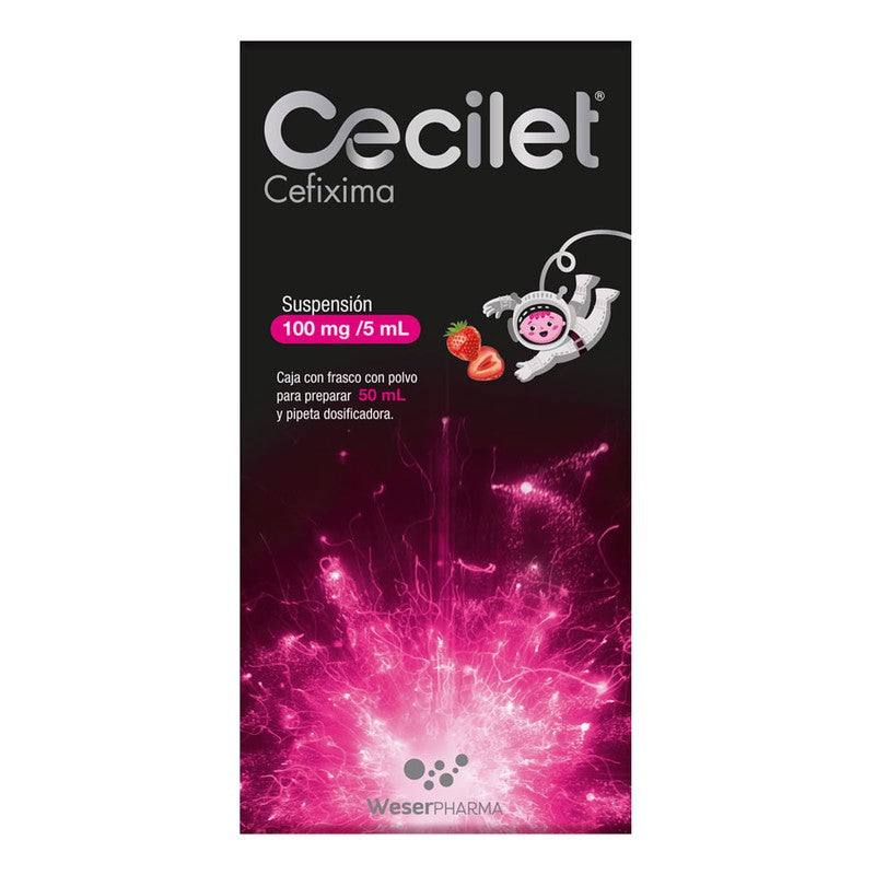 Cecilet 100 Mg  5 Ml 50 Ml Suspensión 7501300450722