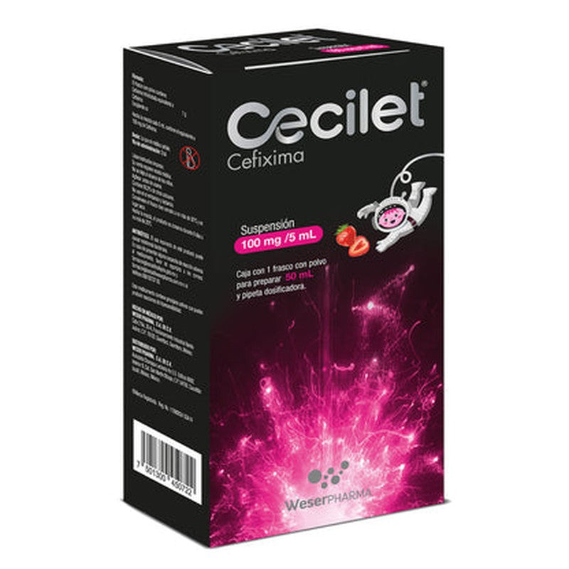 Cecilet 100 Mg  5 Ml 50 Ml Suspensión 7501300450722 10