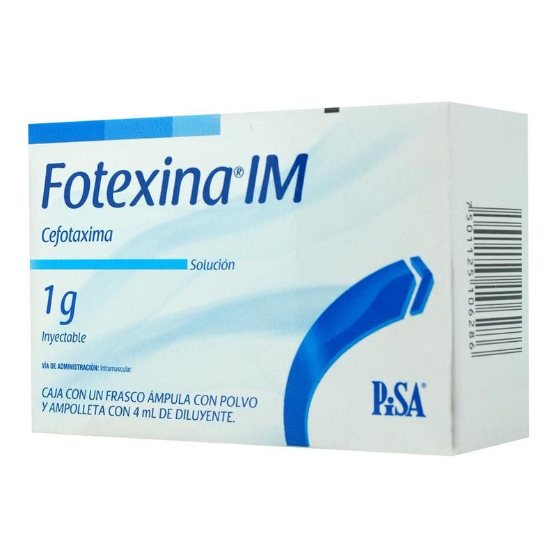 Cefotaxima 1 Gr  4 Ml 4 Ml Frasco Ampulas Salucom 7501125175220 4