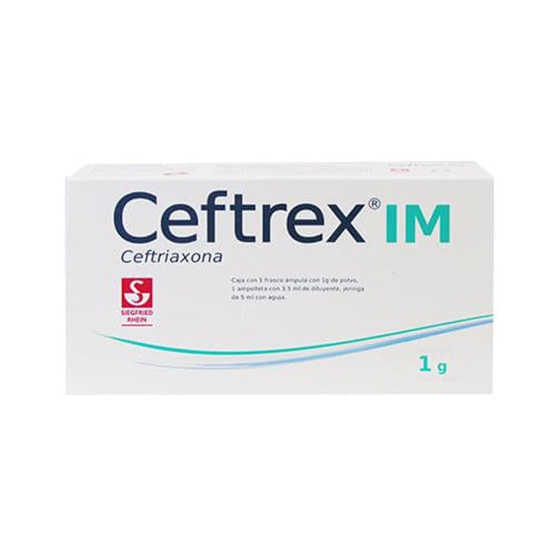 Ceftrex 1 Gr / 3.5 Ml Im Frasco ímpula