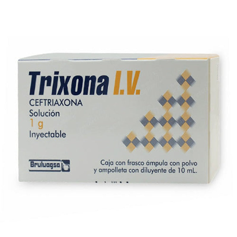 Ceftriaxona 1 Gr 10 Ml Iv Frasco ímpula Trixona