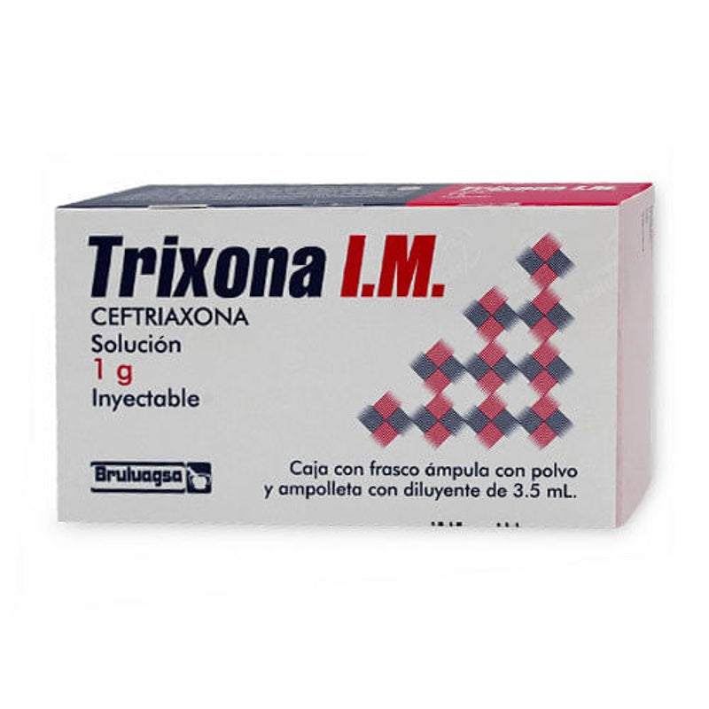 Ceftriaxona 1 Gr 3.5 Mlm Frasco ímpula Trixona