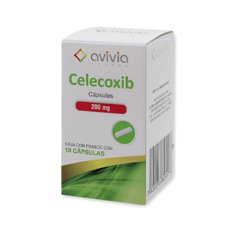 Celecoxib 200 Mg Con 10 Capsulas Avivia 7502216805576