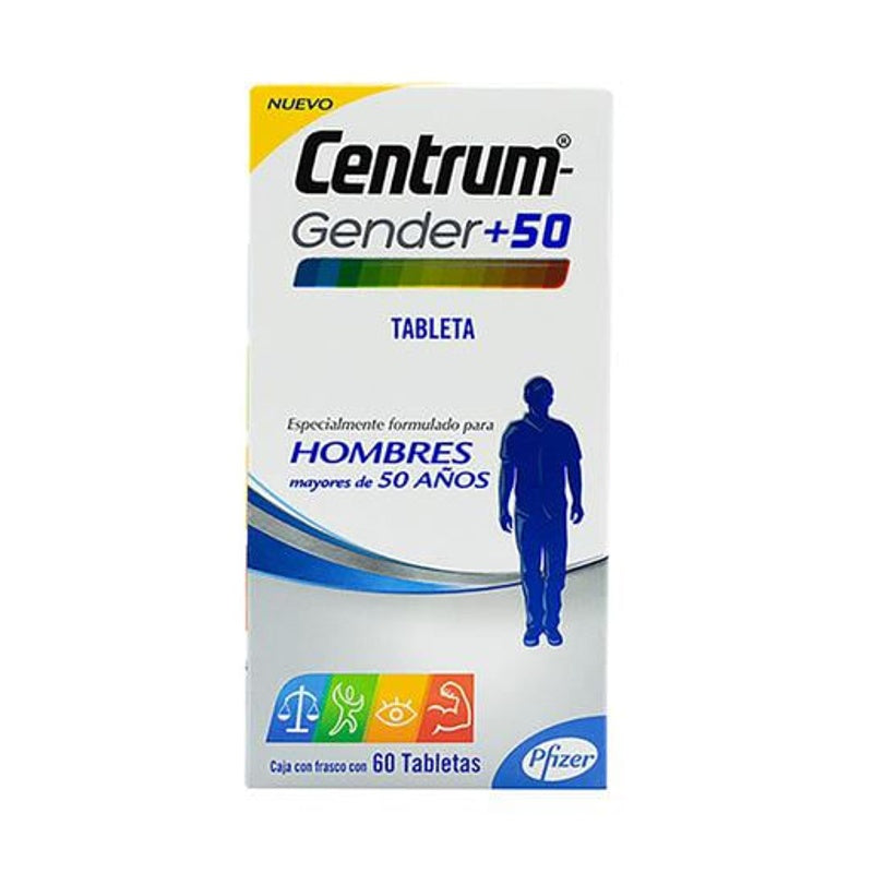 Centrum Gender 50+ Hombres 60 Tabletas