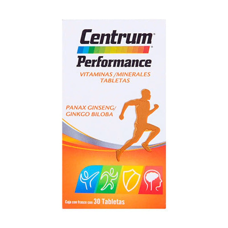 Centrum Performance 30 Tabletas Suplemento Alimenticio