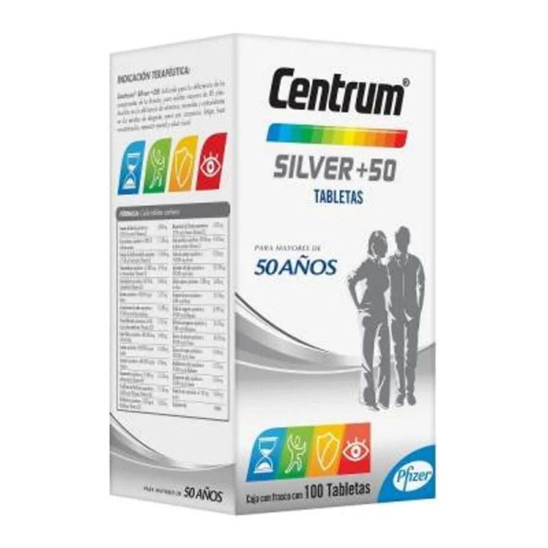 Centrum Silver 100 Tabletas Suplemento Alimenticio