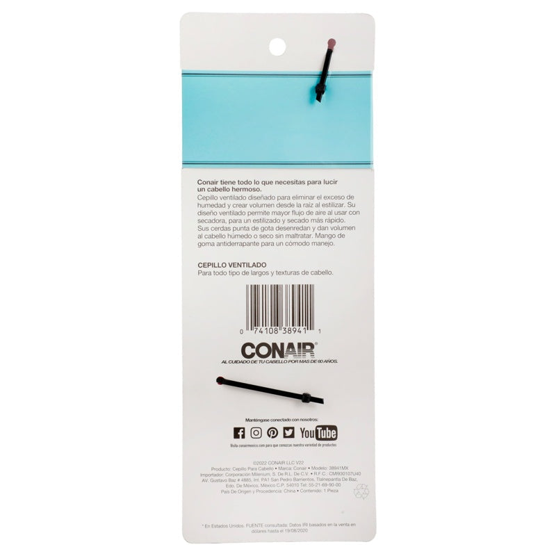 Cepillo Conair Secado Rapido 38941Mx 74108389411 perfil 7