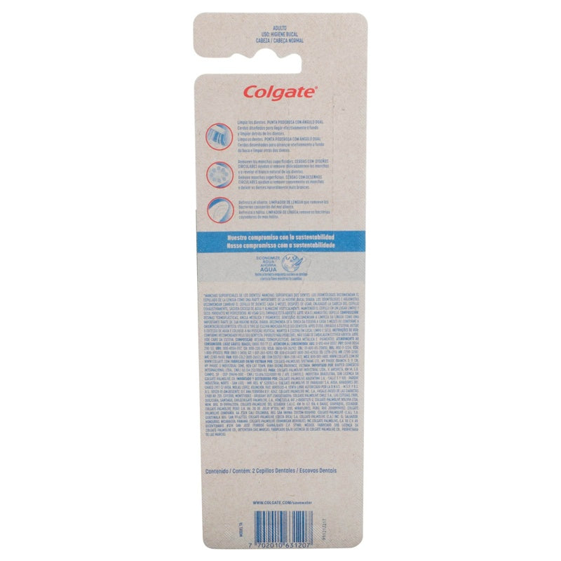 Cepillo Dental Colgate 3 Accion2X1 7702010631207 perfil 2