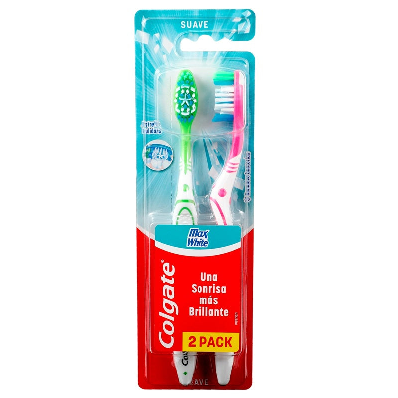 Cepillo Dental Colgate Max White 2X1