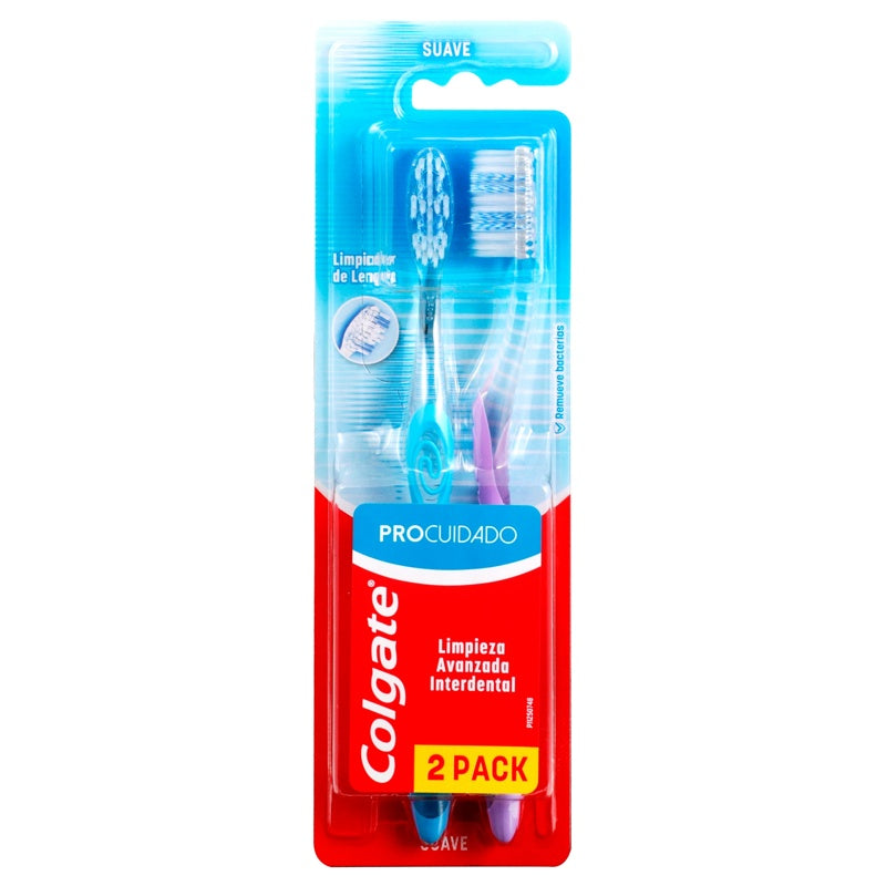 Cepillo Dental Colgate Pro Cuidado 2X1 7509546074320