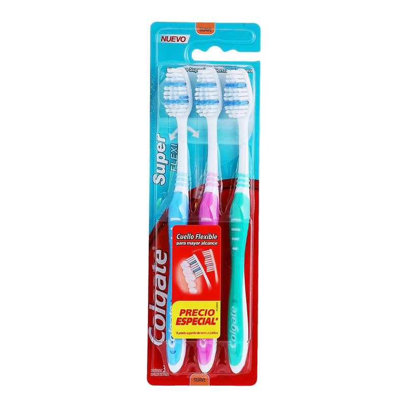 Cepillo Dental Colgate Super Flex Suave 7509546065168 perfil 3