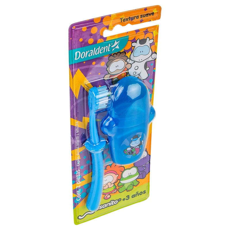 Cepillo Dental Dorald Infantil Cowco+Estuche perfil 2