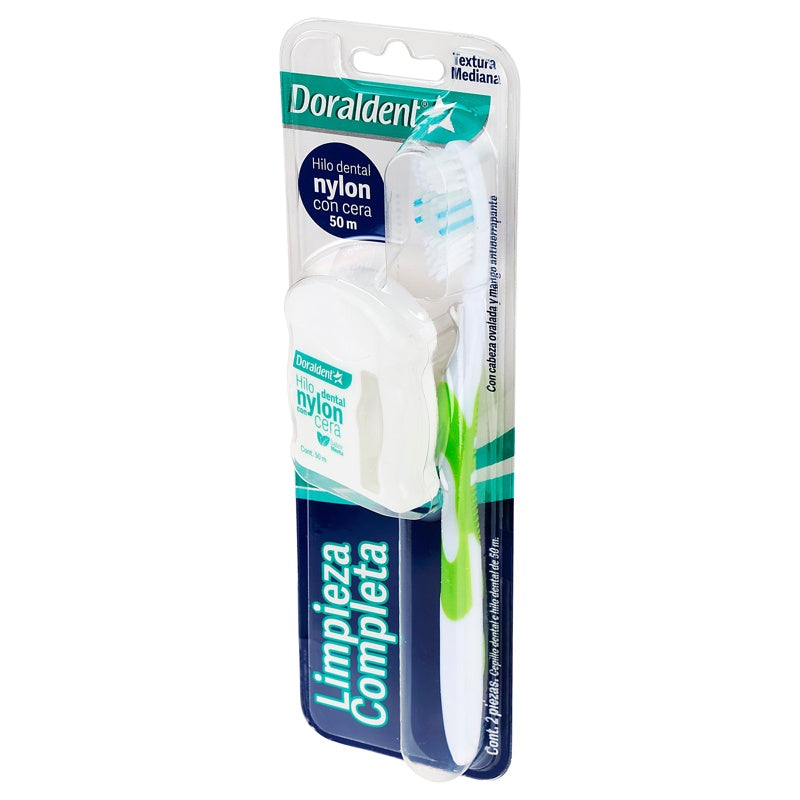 Cepillo Dental Dorald Med+Hilo Dent50Mt perfil 4