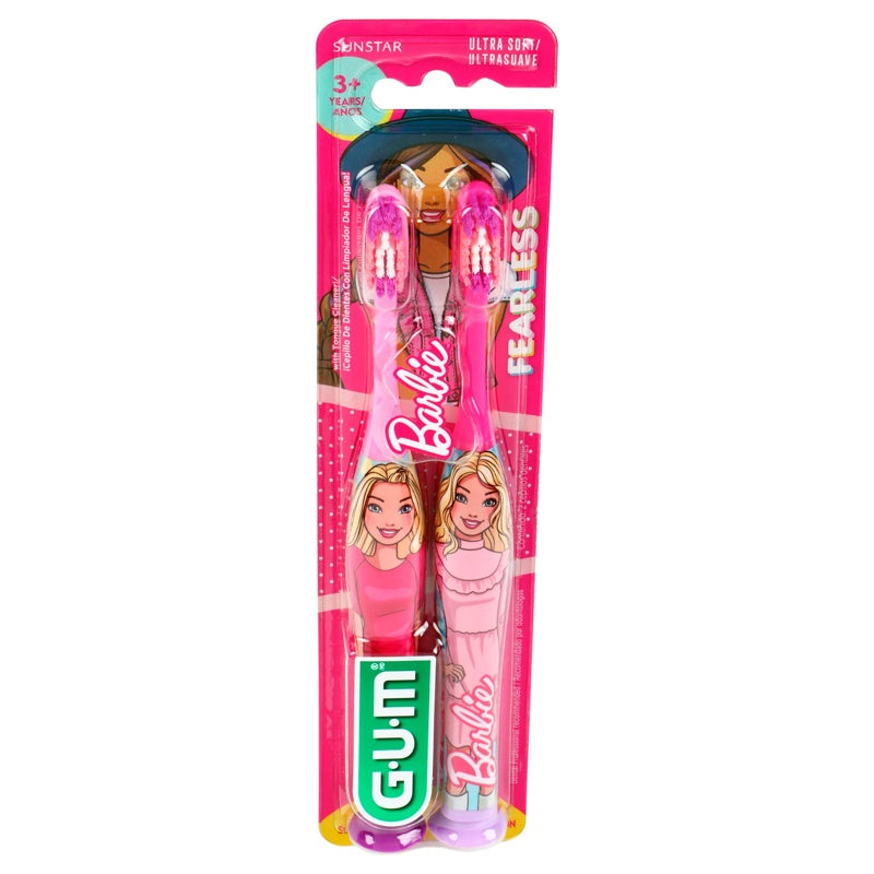 Cepillo Dental Gum Barbie Infantil 2 Piezas perfil 3