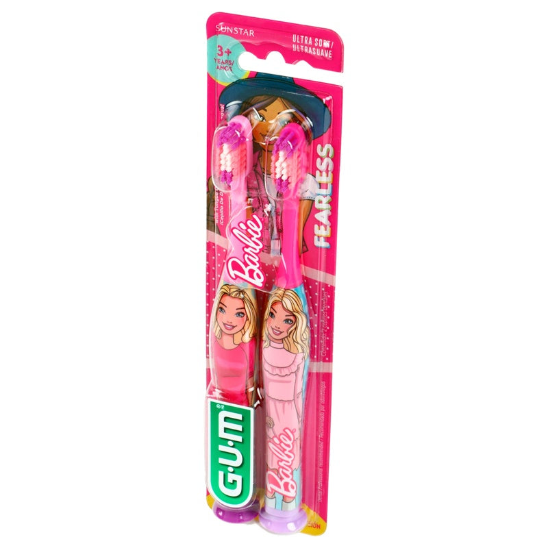 Cepillo Dental Gum Barbie Infantil 2 Piezas perfil 4
