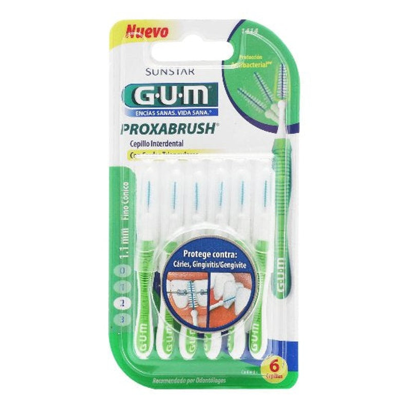 Cepillo Dental Guminterdental Gum Proxa 1.1Mm 6 Piezas