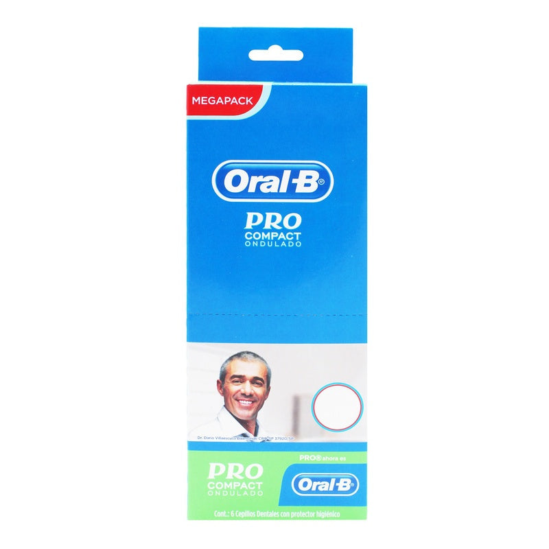 Cepillo Dental Oral B Pro Compast 6 Piezas 7506195118887 perfil 3