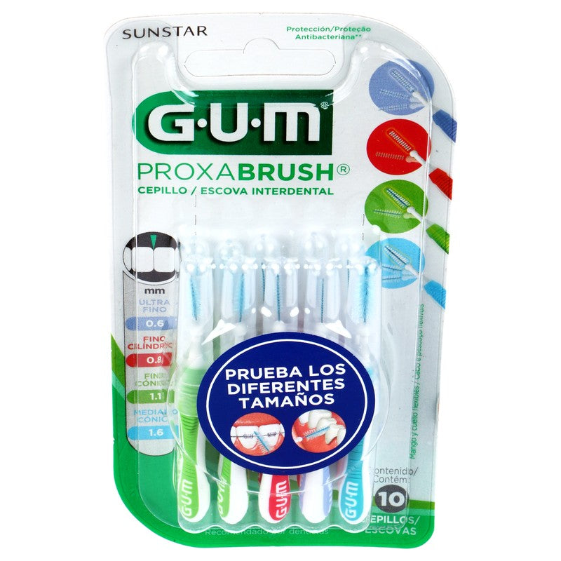 Cepillo Interdental Gum Proxabrush 10 Piezas 7502235821250 2