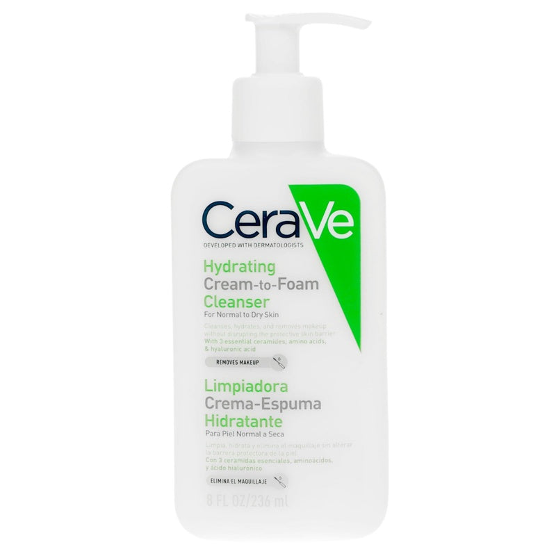 Cerave Crema Espuma Limpieadora Hidratante 236 Ml