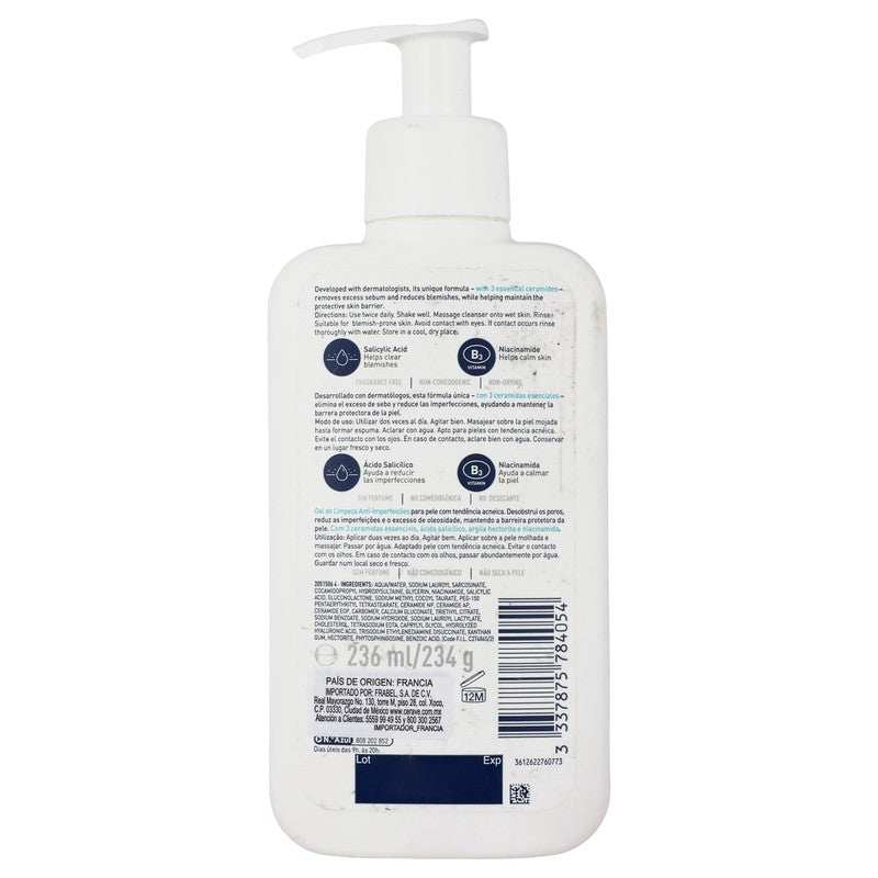 Cerave Limpiador Control Imperfecciones 236 Ml 3337875784054 7