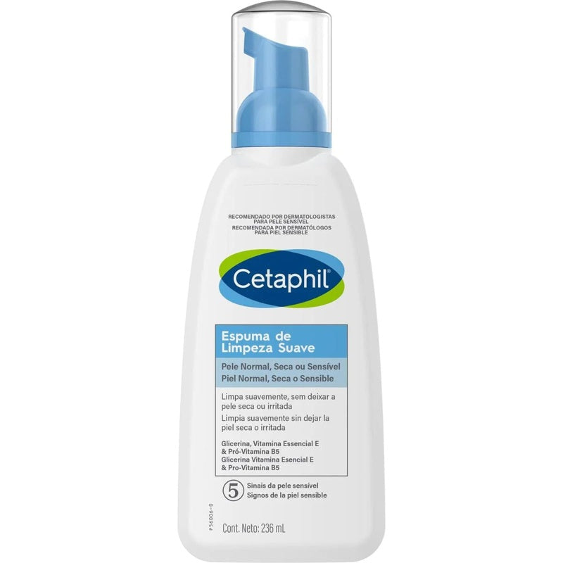 Cetaphil Espuma De Limpieza Suave Facial 236 Ml