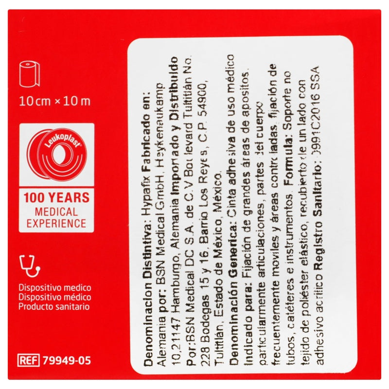 Cinta Adhesiva Hipoale Hypafix 10Cmx10M 1358