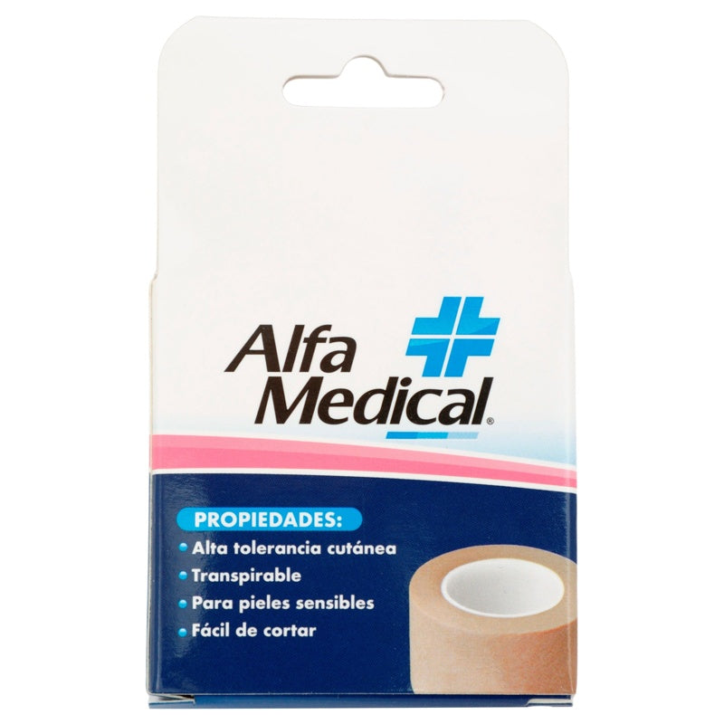 Cinta Microporosa Alfa Mediano Piel 2.5 Cm perfil 7