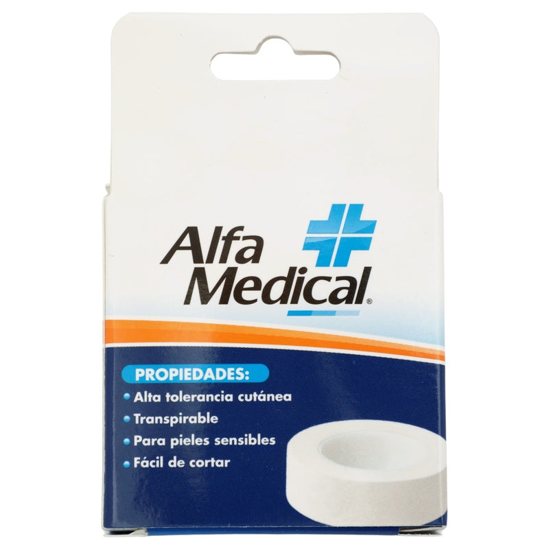 Cinta Microporosa Alfa Medic Blanco 1.25Cmx5 M 7503014279408 perfil 5