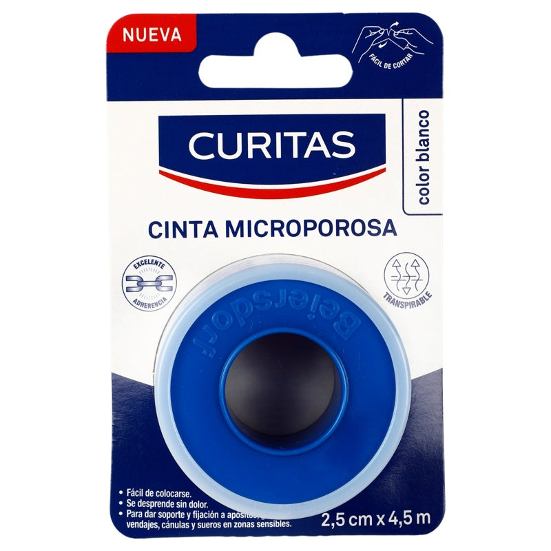 Cinta Microporosa Curitas Blanco 2.5Cm X4.5M 4005900966827