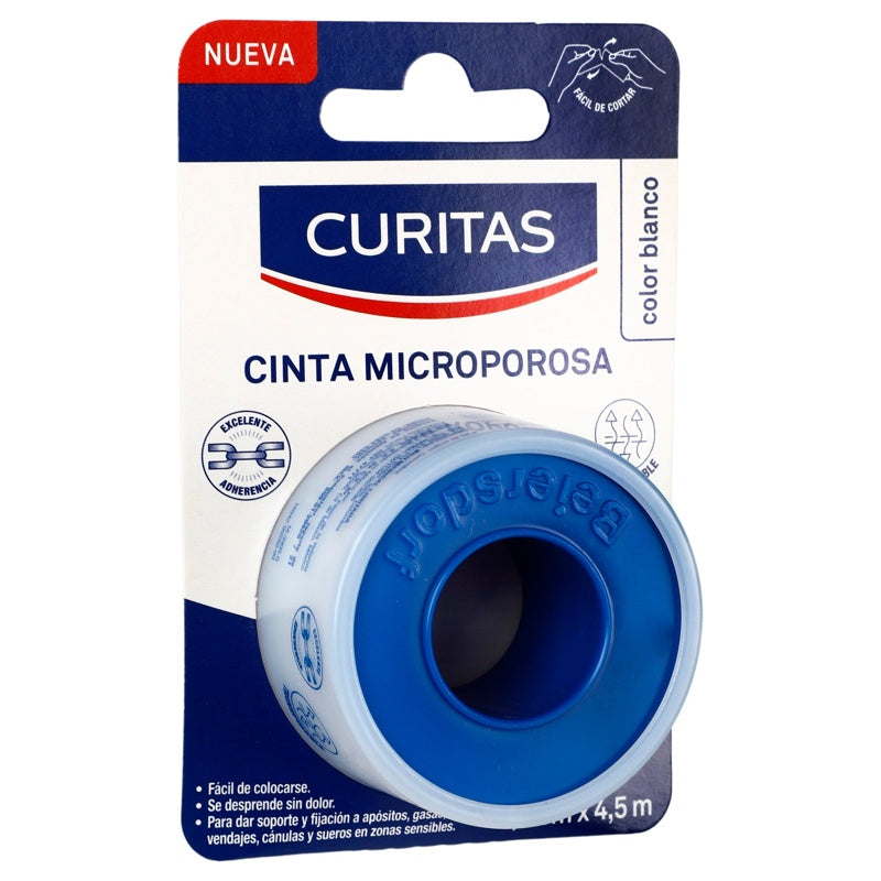 Cinta Microporosa Curitas Blanco 2.5Cm X4.5M 4005900966827 perfil 2