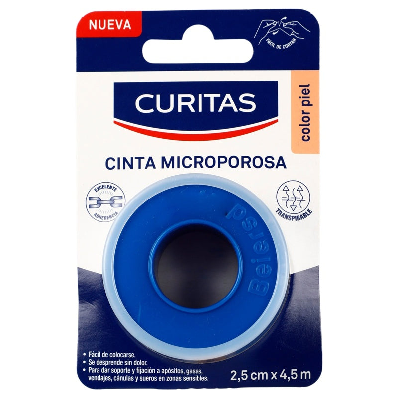 Cinta Microporosa Curitas Piel 2.5Cm X4.5M 4005900966834