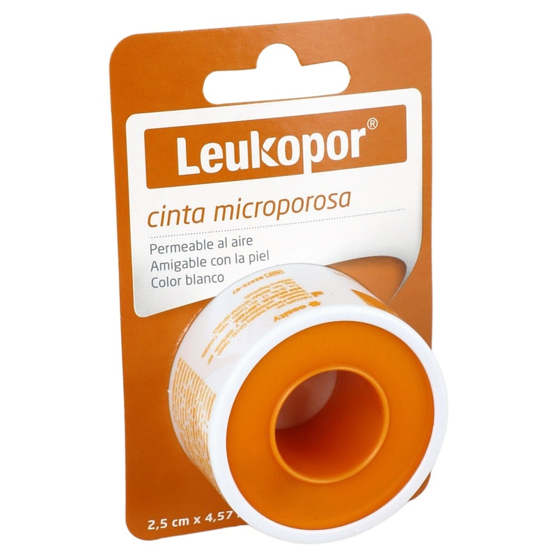 Cinta Microporosa Leuko Blanca 2.5Cmx4.57M Pieza 7707331803241 perfil 5