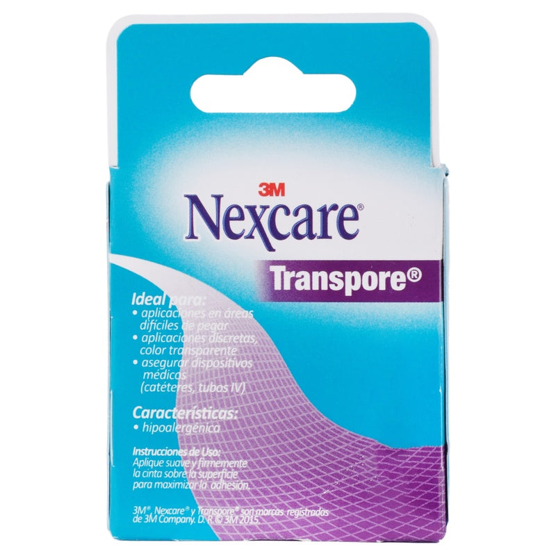 Cinta Nexcare Transpore 1.25Cmx9.1 7501023108368 perfil 2