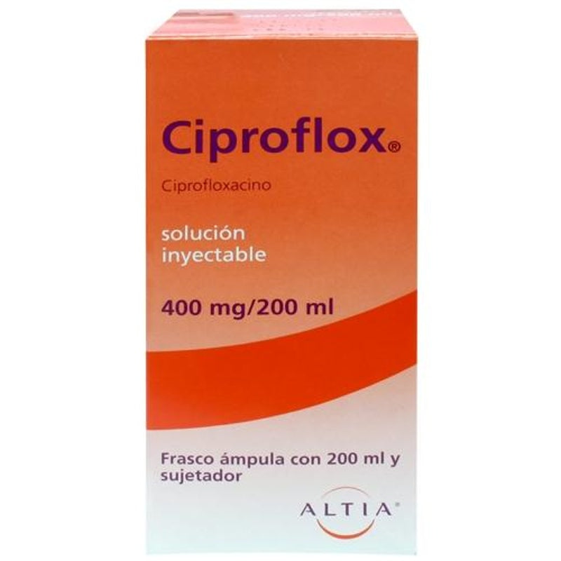 Ciproflox 400 Mg / 200 Ml Frasco ímpula