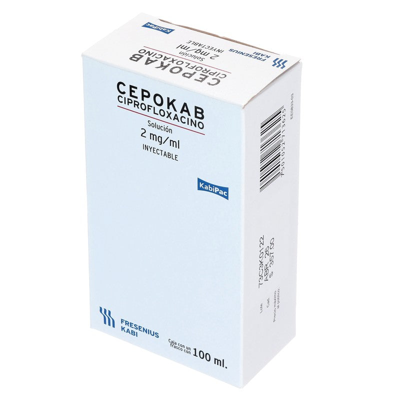 Ciprofloxacino 200 Mg  100 Ml 100 Ml Bolsa Cepokab 7501052713625 4