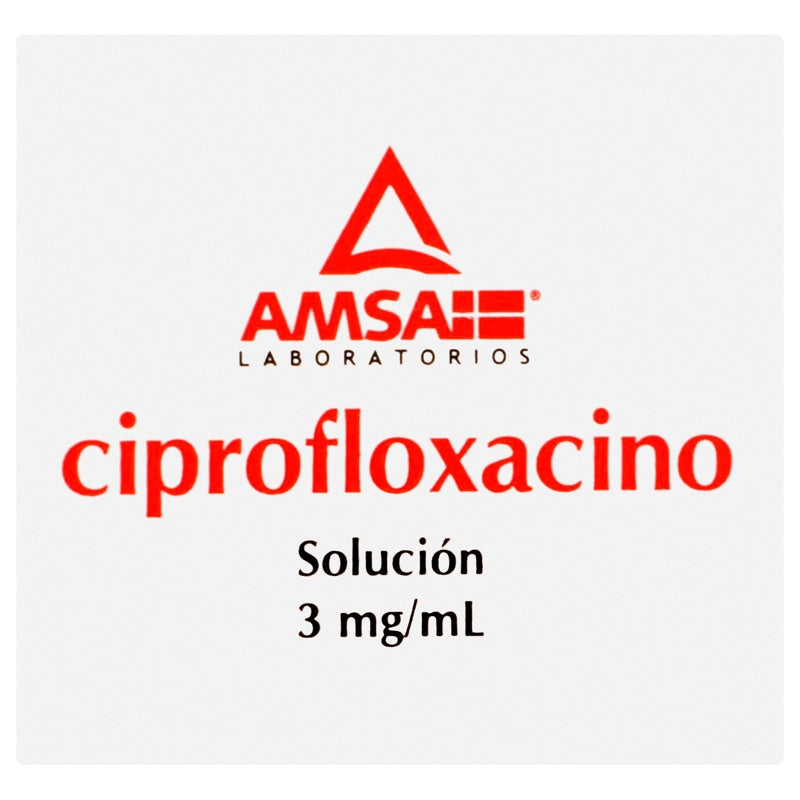 Ciprofloxacino 3 Mg / Ml 5 Ml Naranja Gotas Amsa 7817