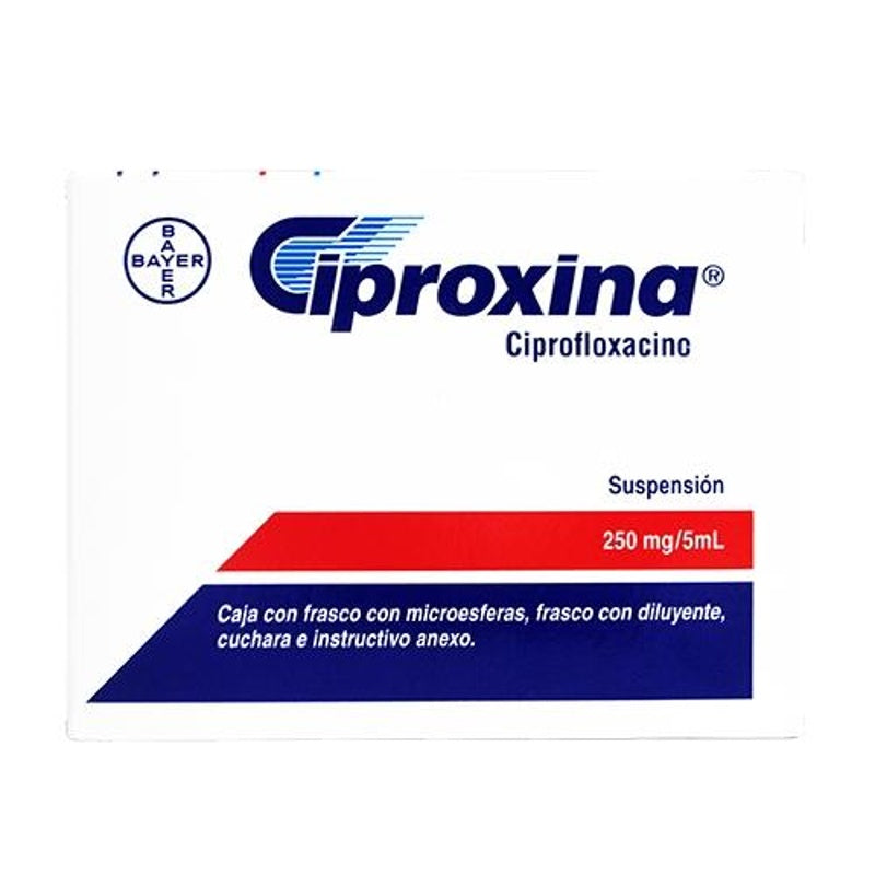 Ciproxina 250 Mg / 5 Ml 100 Ml Suspensión
