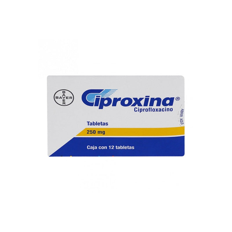 Ciproxina 250 Mg Con 12 Comprimidos