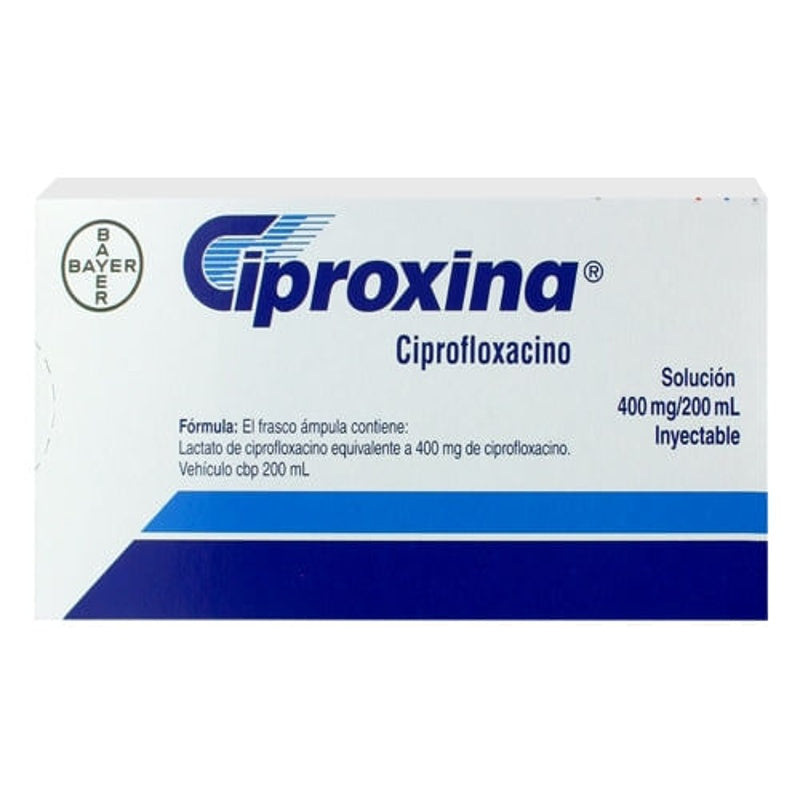 Ciproxina 400 Mg / 200 Ml Iv Frasco ímpula
