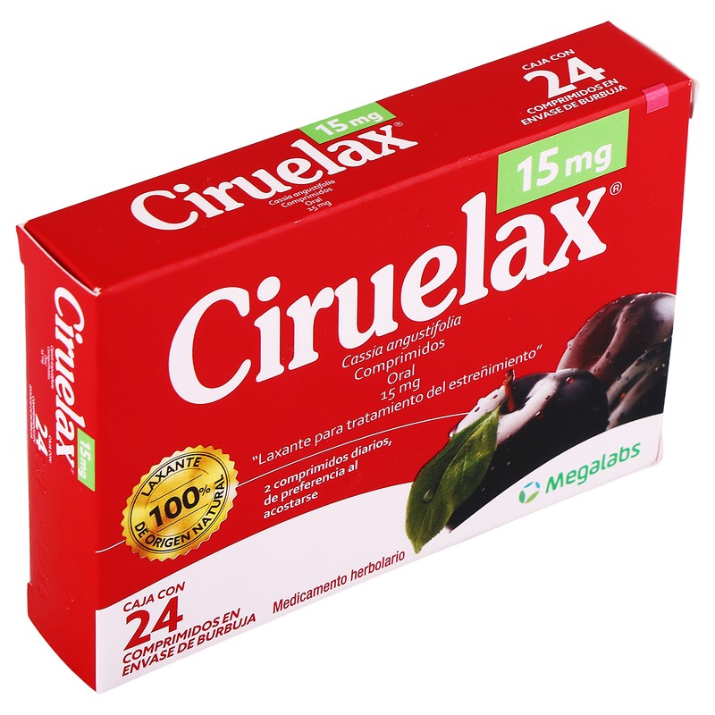Ciruelax 15Mg Con 24 Comprimidos 7803510001818 2