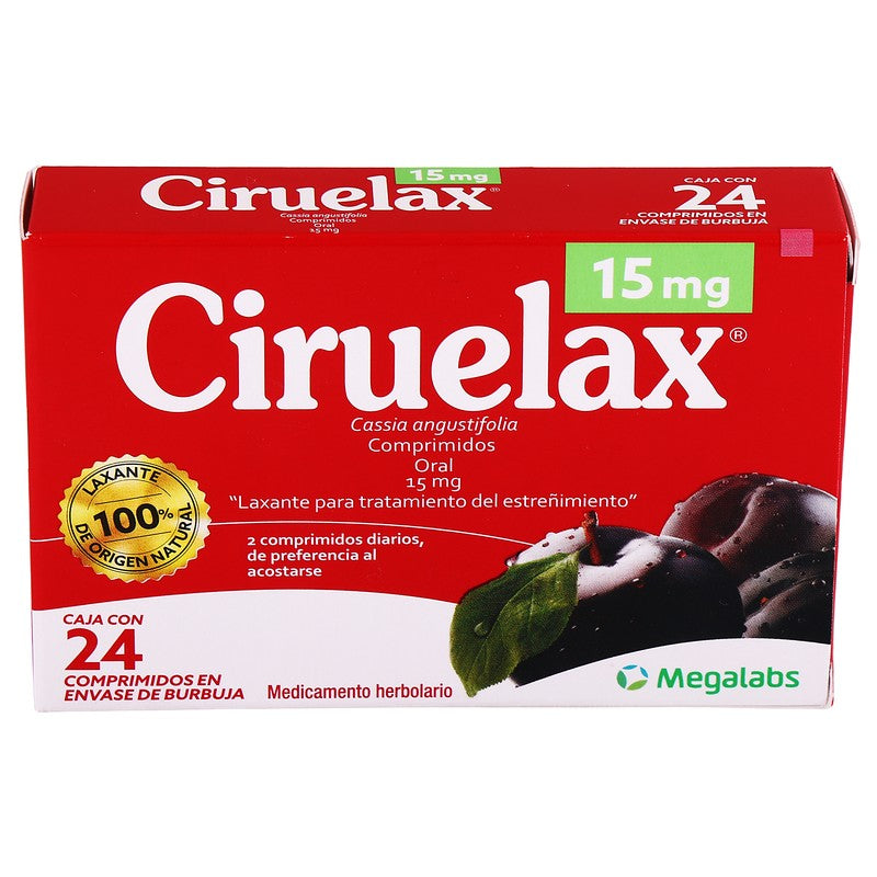 Ciruelax 15Mg Con 24 Comprimidos 7803510001818 3