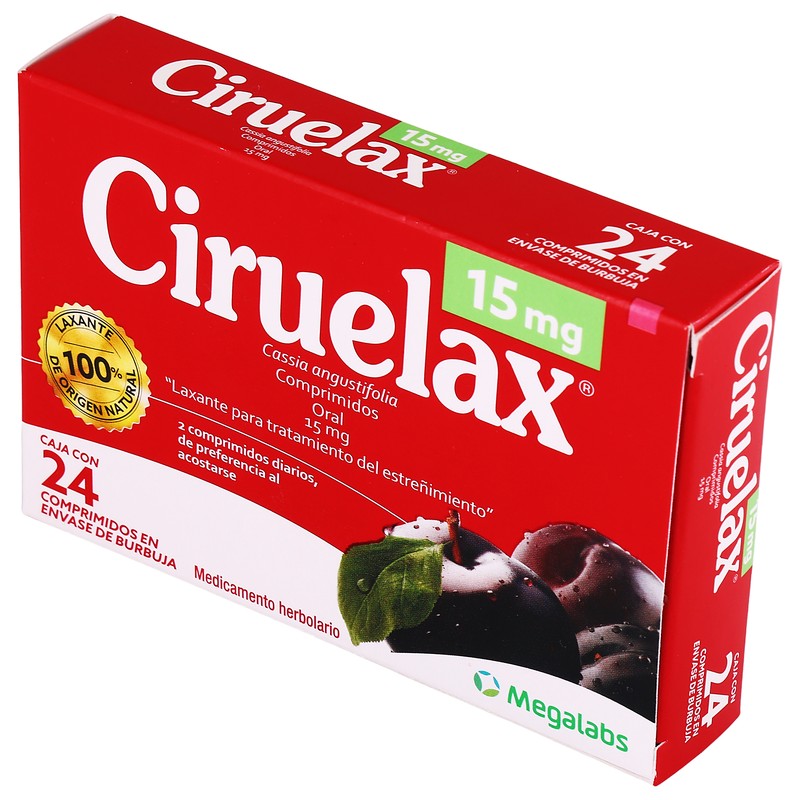 Ciruelax 15Mg Con 24 Comprimidos 7803510001818 4