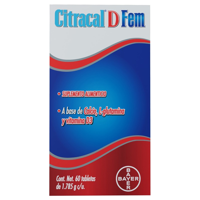 Citracal D Fem 1.785 Gr 60 Tabletas Suplemento Alimenticio 7501008499610 5