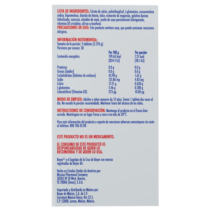 Citracal D Fem 1.785 Gr 60 Tabletas Suplemento Alimenticio 7501008499610 6